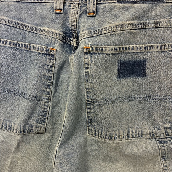 Rare Vintage Baggy Lucky Brand Light Blue Painters Style Jeans 31 - Picture 4 of 10